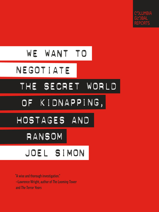 Title details for We Want to Negotiate by Joel Simon - Available